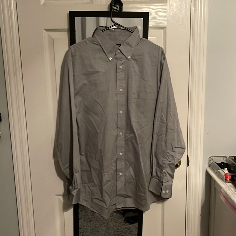 size: 17 1/2 34/35, colour: gray, brand: Croft&Barrow